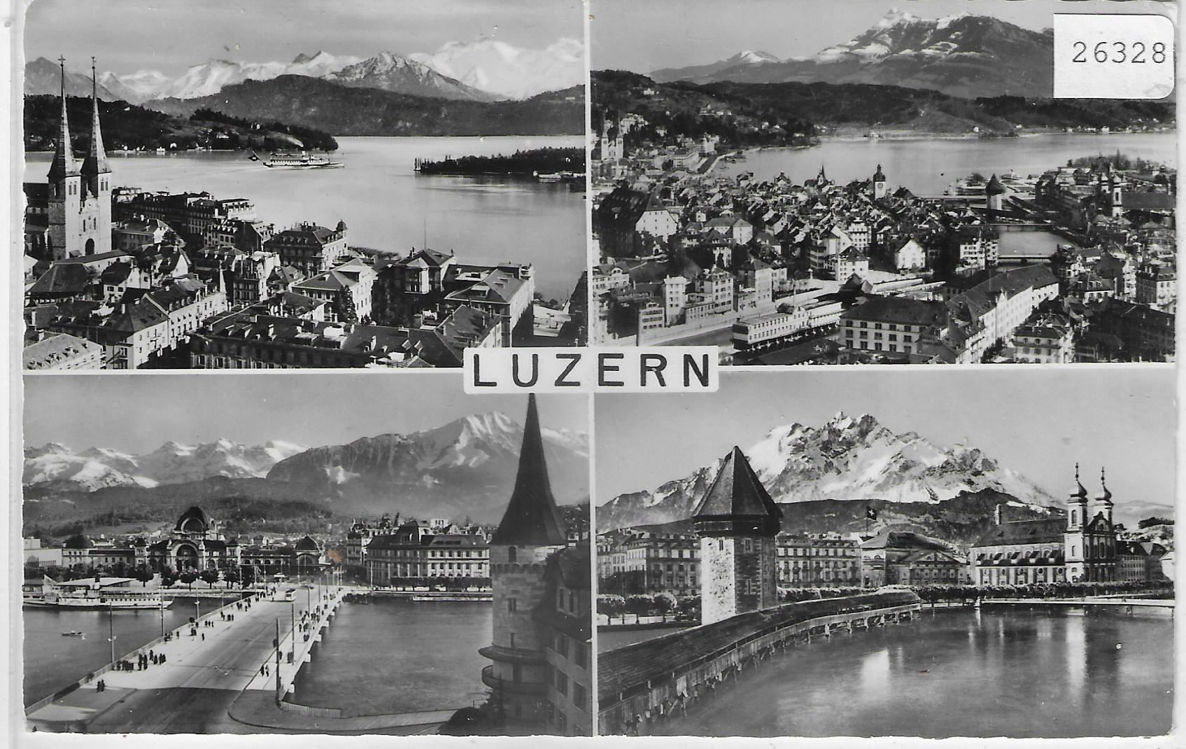 Ansichtskarten: LUZERN - Multiview – Gebraucht aus Ettingen von Kartenplanet