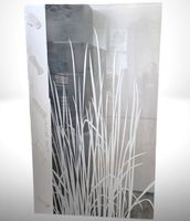 🔥 Glaswand 120x200cm Glasplatte Sichtschutz Design Glastür
