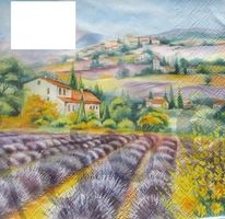 Serviette lavender fields (d305) 2Stk.