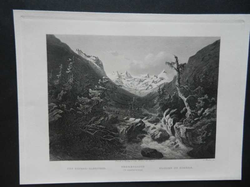 Incisioni: Roseg Gletscher Engadin – Usato da Risch venduto da Rischli15