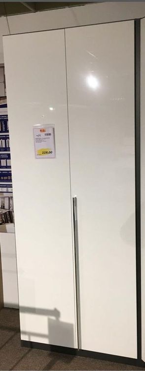 Spirich Freistehender Schrank Mit Türen & Ablage – Weiß, 60x160 Cm, Viel Stauraum