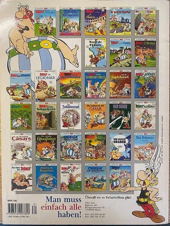 Fumetti: Asterix und Latraviata ? Band 31 – Usato da Männedorf venduto da clemenco 1