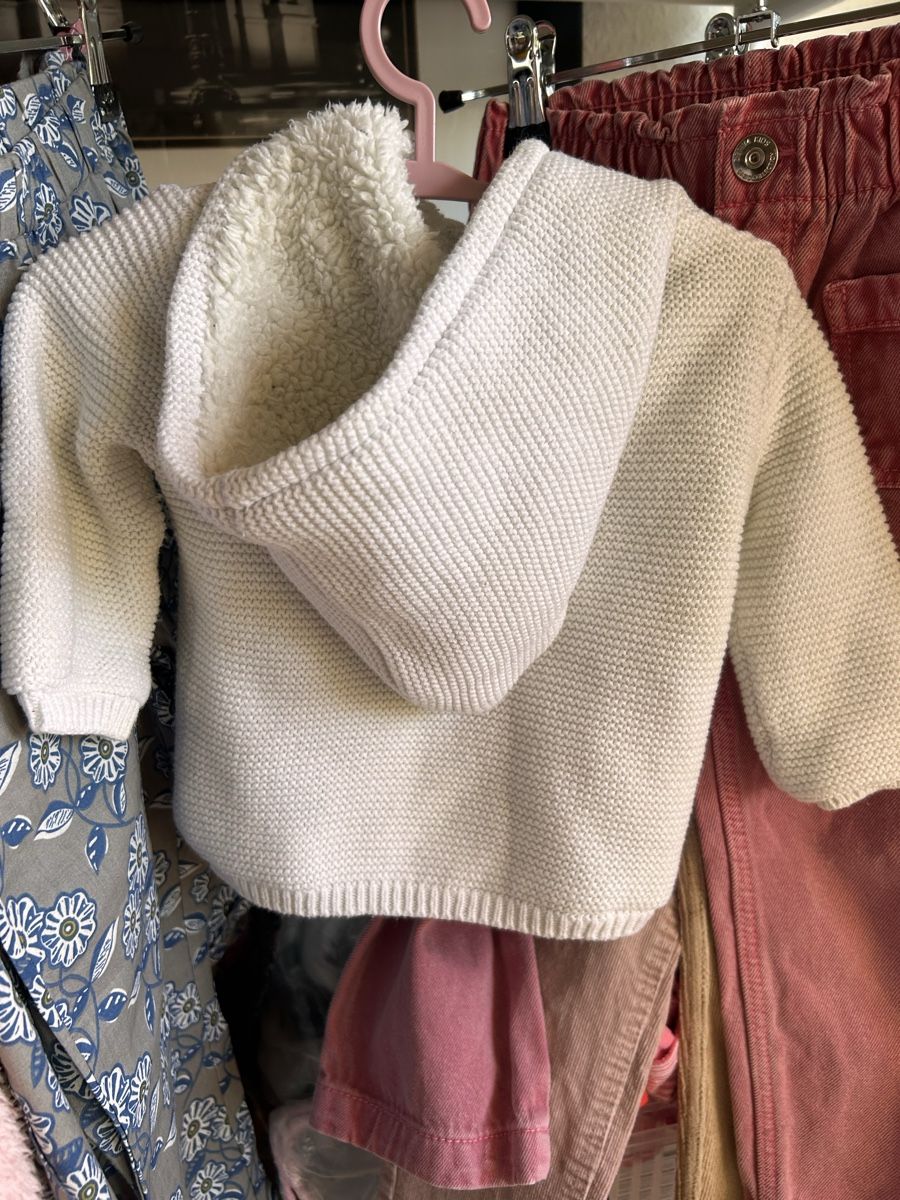 Jacken & Mäntel: Veste pull pour bebe blanche avec doublure, 3 mois – Gebraucht aus Carouge GE von Emilynette 4