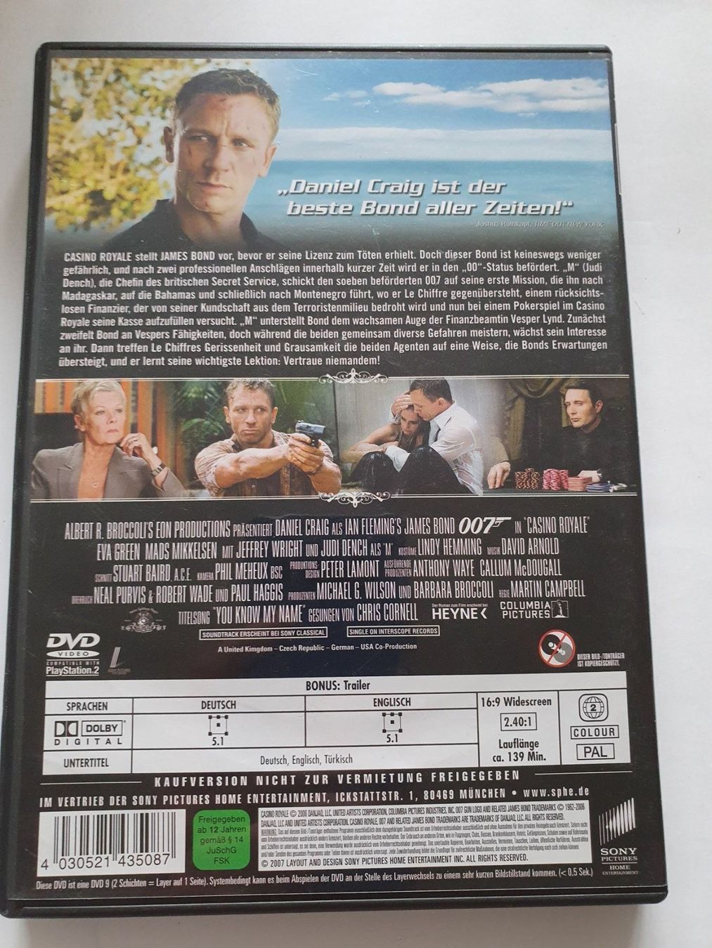 Tutti i DVDs: James Bond - Casino Royale DVD – Usato da Oberdorf BL venduto da BaldenEagle 1