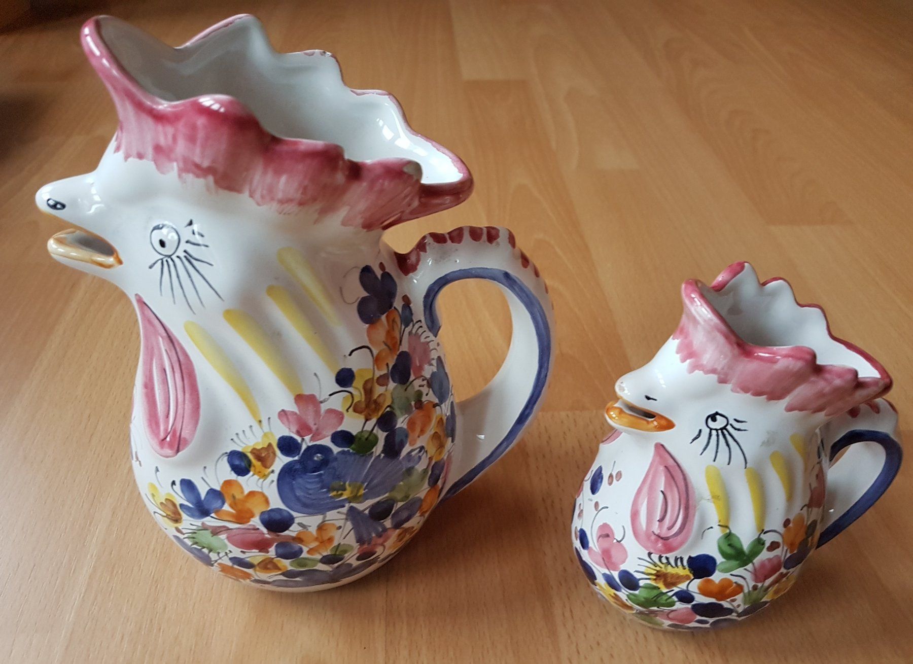 Caraffe: 2 DEKORATIVE KRÜGE – Usato da Sax venduto da spazieren
