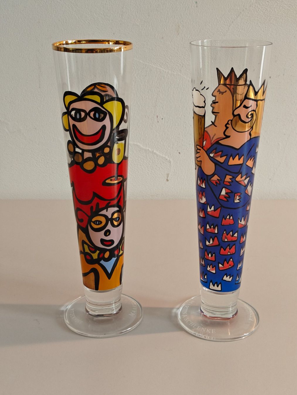 Ritzenhoff Bicchieri: Ritzenhoff Pilsner Biergläser - 2 Stück - Designer 1990 – Nuovo (secondo la descrizione) da Birr venduto da DisDas 1