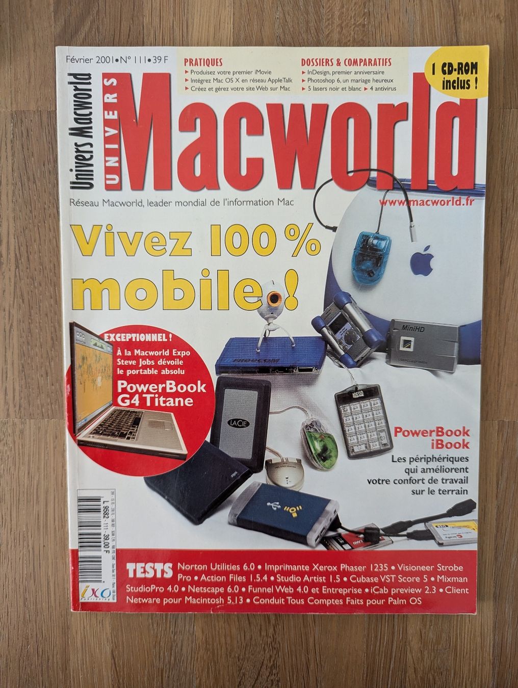 Riviste & Magazine: Macworld Février 2001 : PowerBook G4 Titanium – Usato da Basel venduto da seewhybee