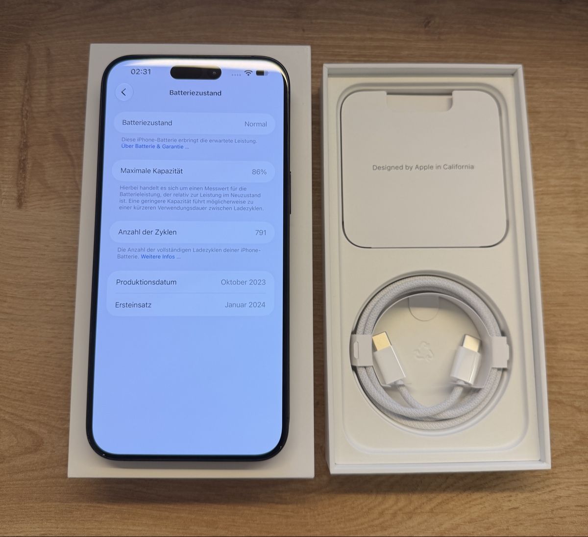 Apple Handys / Smartphones: iPhone 15 Pro Max 256gb Black Titanium – Gebraucht aus Neftenbach von Srischke 5