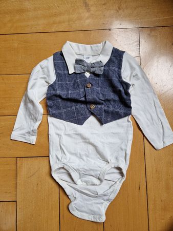 H&M Body Weste Fliege Gr. 80