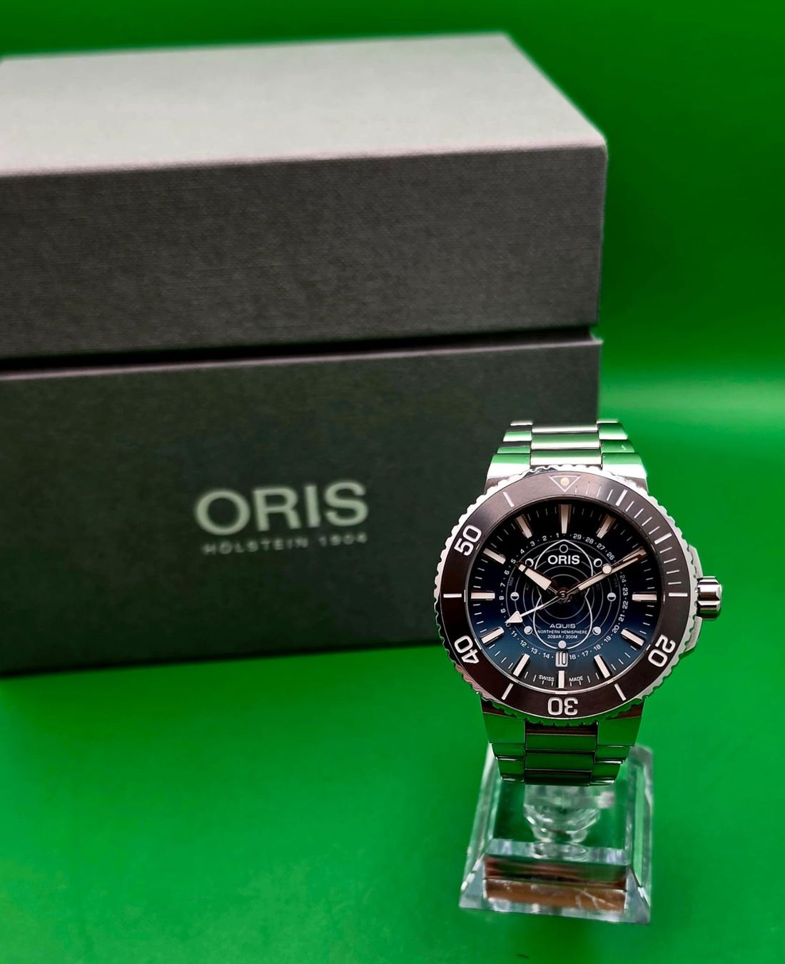 Oris Orologi: ORIS AQUIST  DAT WATT LIMITED EDITION DATE NORTHERN HEMISPHE – Nuovo (secondo la descrizione) da Neftenbach venduto da Taschen-Uhren 2