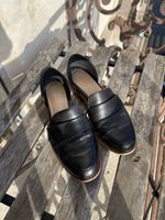 Stylish ALDO Black Leather Mules - Size 37 - Like New!