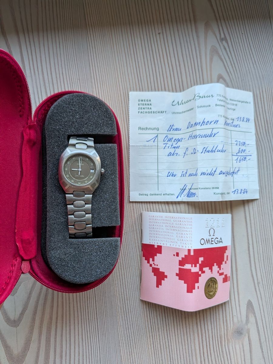 Omega Uhren: Omega Seamaster Titane Stahluhr – Gebraucht aus Urdorf von bazel06