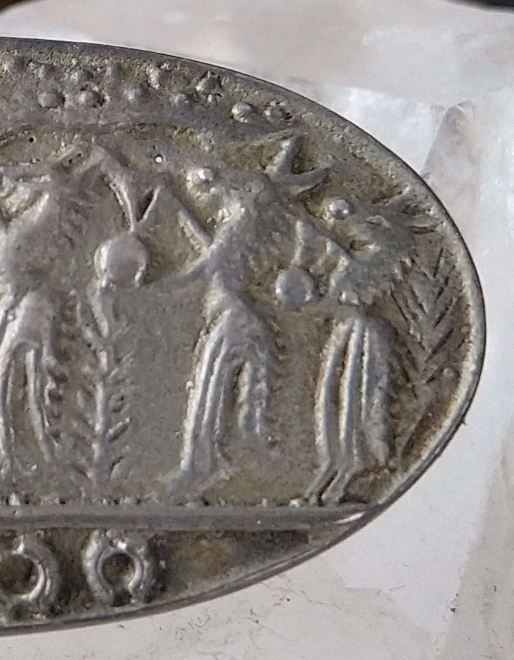 Spille & Fermagli: ANUBIS RELIEF BROSCHE IN 800 925 SILBER – Usato da Romanshorn venduto da BoutiqueA 3