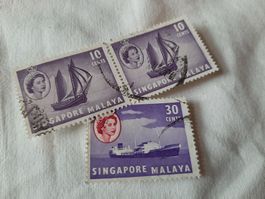Briefmarken SINGAPORE