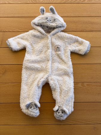 Baby-Plüschoverall / Winteranzug – Grösse 56