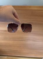 Sonnenbrille goldfarben mit Verlaufgläsern neuwertig