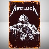 🤘⚡ Metallica Metallschild 20 x 30 cm – Heavy pur! ⚡🤘