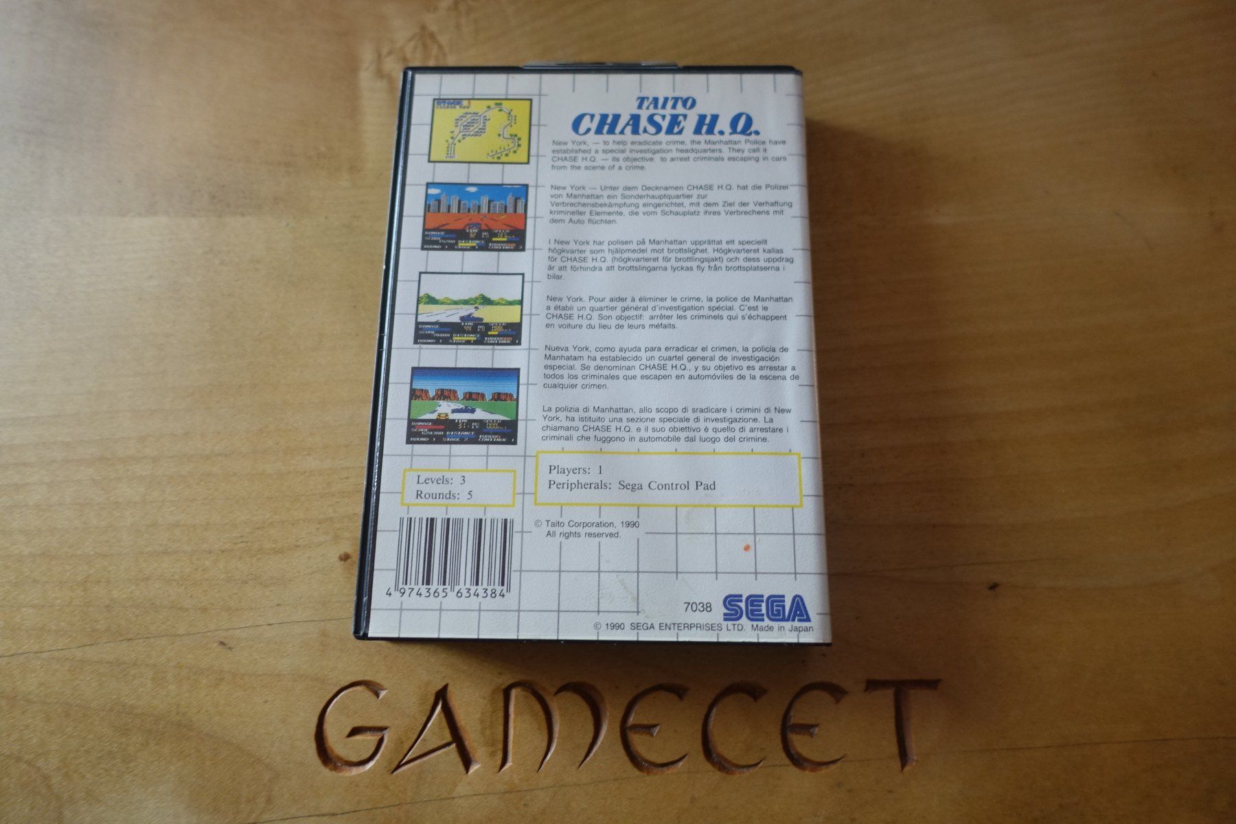 Sega Giochi: Chase H.Q. - Sega Master System – Usato da Steinach venduto da Gamecet 2