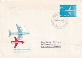 Erstflug Swissair Zürich - New York 1960