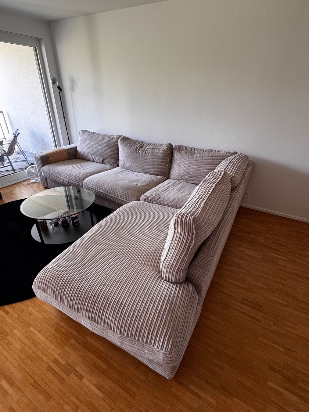 Sofas: Ecksofa Cord beige – Gebraucht aus Rapperswil SG von Joshuabaechle