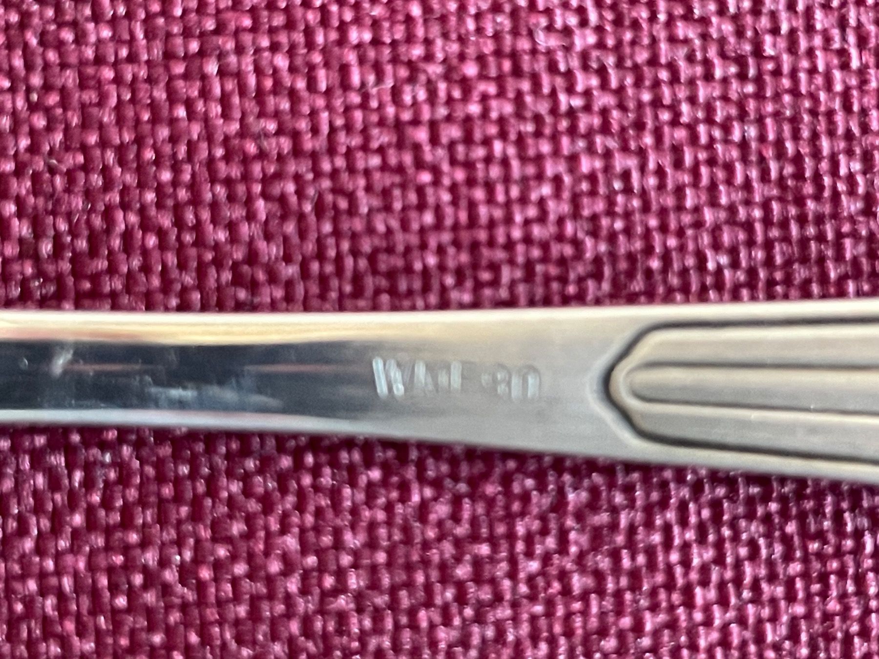 WMF Set di posate: 2 Obst Gabeln WMF Fächer 90 versilbert – Usato da Bern venduto da juline 2