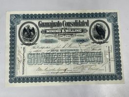 AKTIE /Wertpapier MINING & MILLING 500$ 1933 // H265