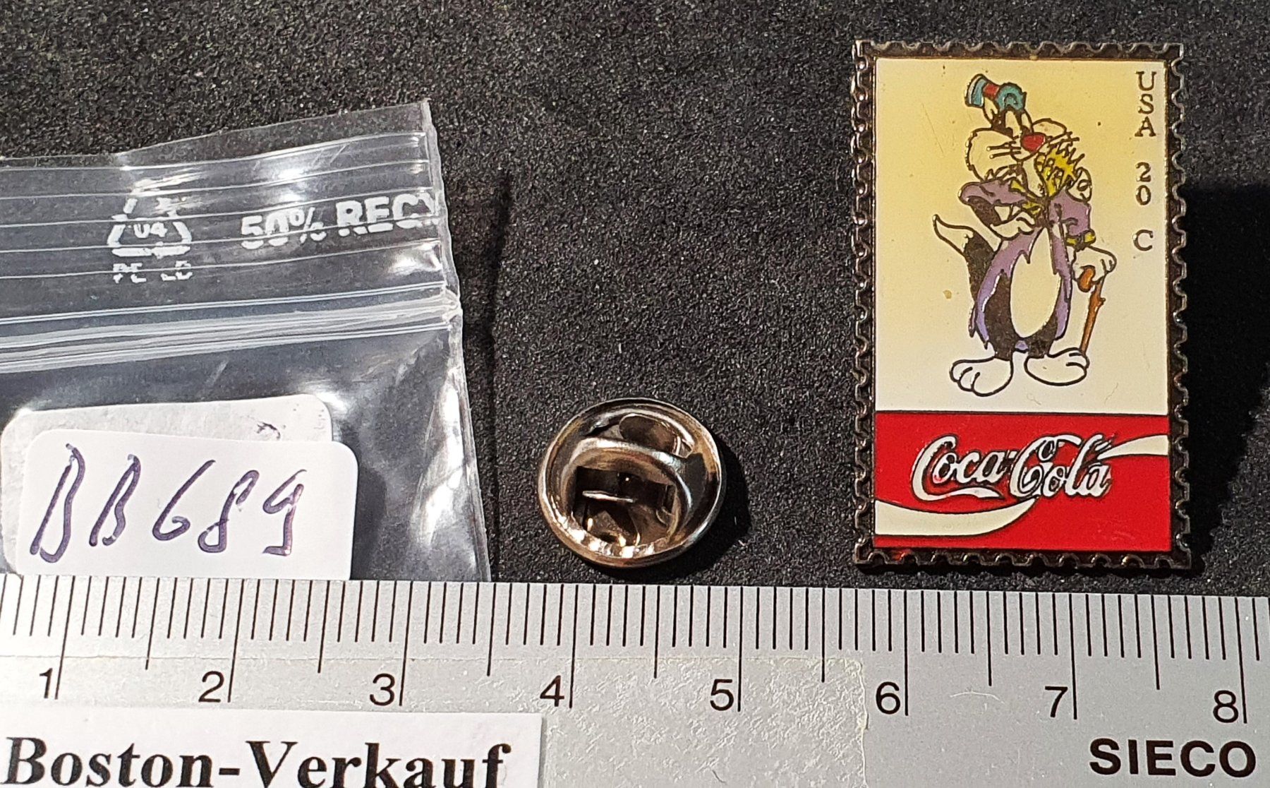 Placchette & Badge: BB689 - Pin Coca Cola Looney Tunes Comic Figur - Sylvester – Usato da Reinach BL venduto da Boston-Verkauf 1