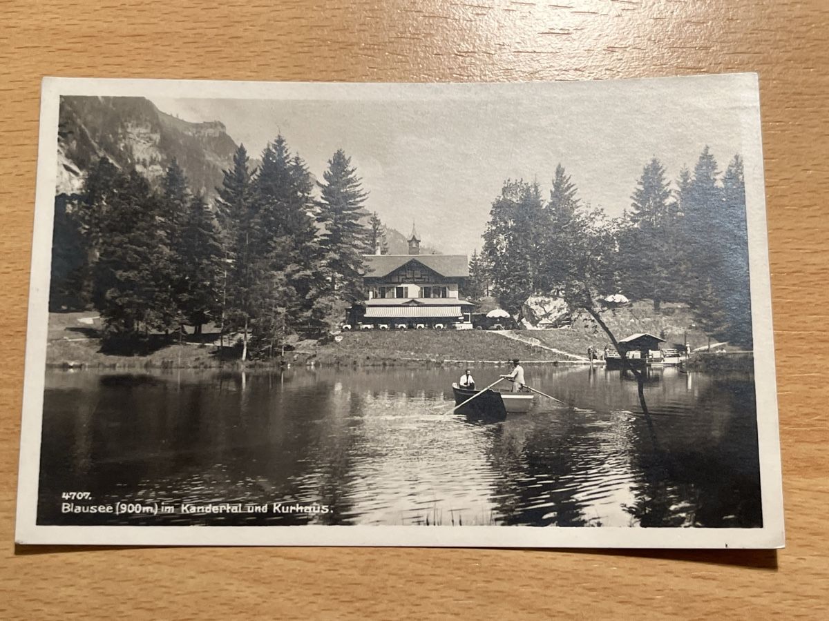 Cartes postales: Alte Blausee Ansichtskarte, Kandersteg, Top Zustand! – D'occasion à Hinwil par Chuan2