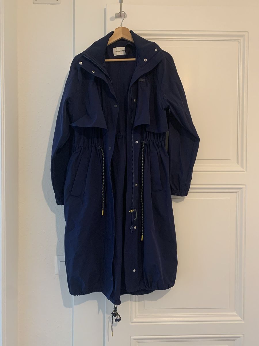 Lacoste Cappotti: Parka bleu marine Lacoste  – Usato da Genève venduto da rez_c6c6 1