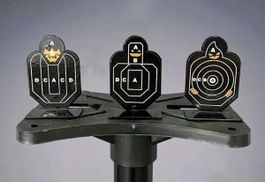 3 Stk  Steinschleuder Metallziele , Set Gewehr Ziele