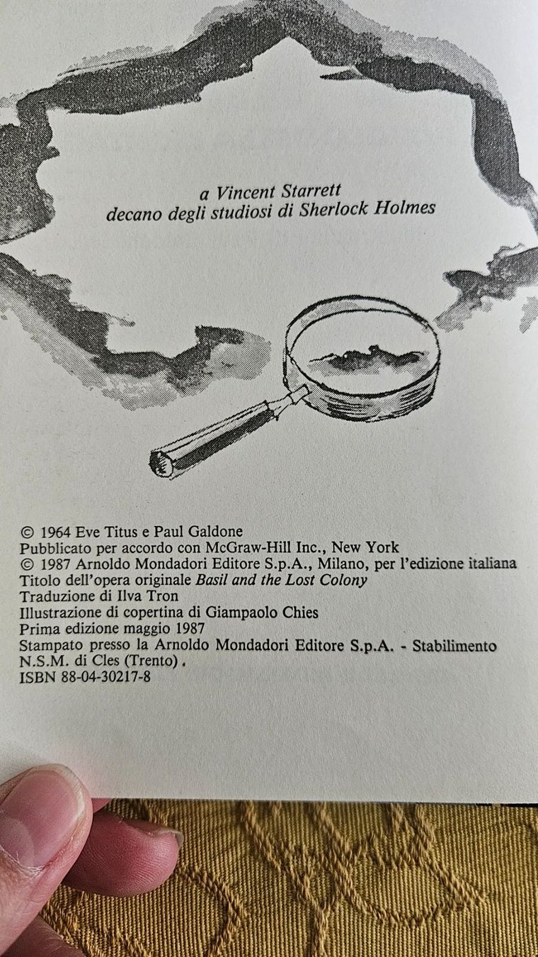 Libri: Libro per ragazzi Basil e il popolo della montagna – Usato da Melano venduto da H-Sara 1