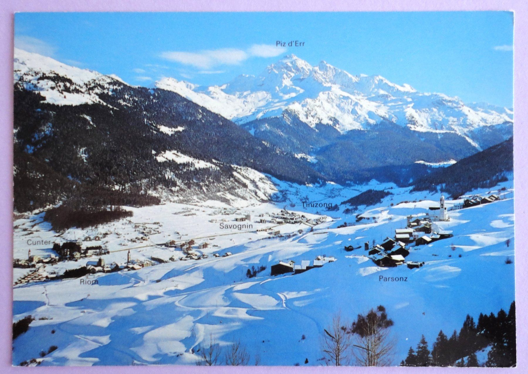 Cartoline postali: Oberhalbstein - Graubünden – Usato da Fétigny venduto da Billy2miny
