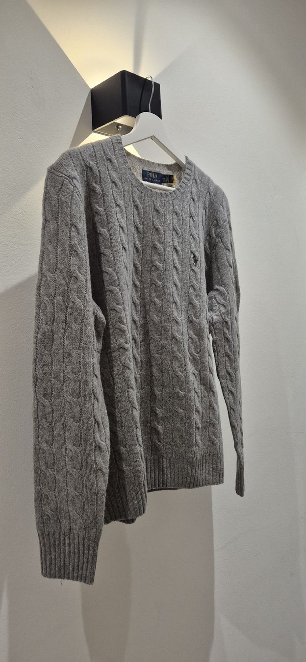 Polo Ralph Lauren Maglioni & Felpe: Kaschmir Wolle Pullover Grau Polo Ralph Lauren – Nuovo e nell'imballaggio originale da Mellingen venduto da ddf97 3