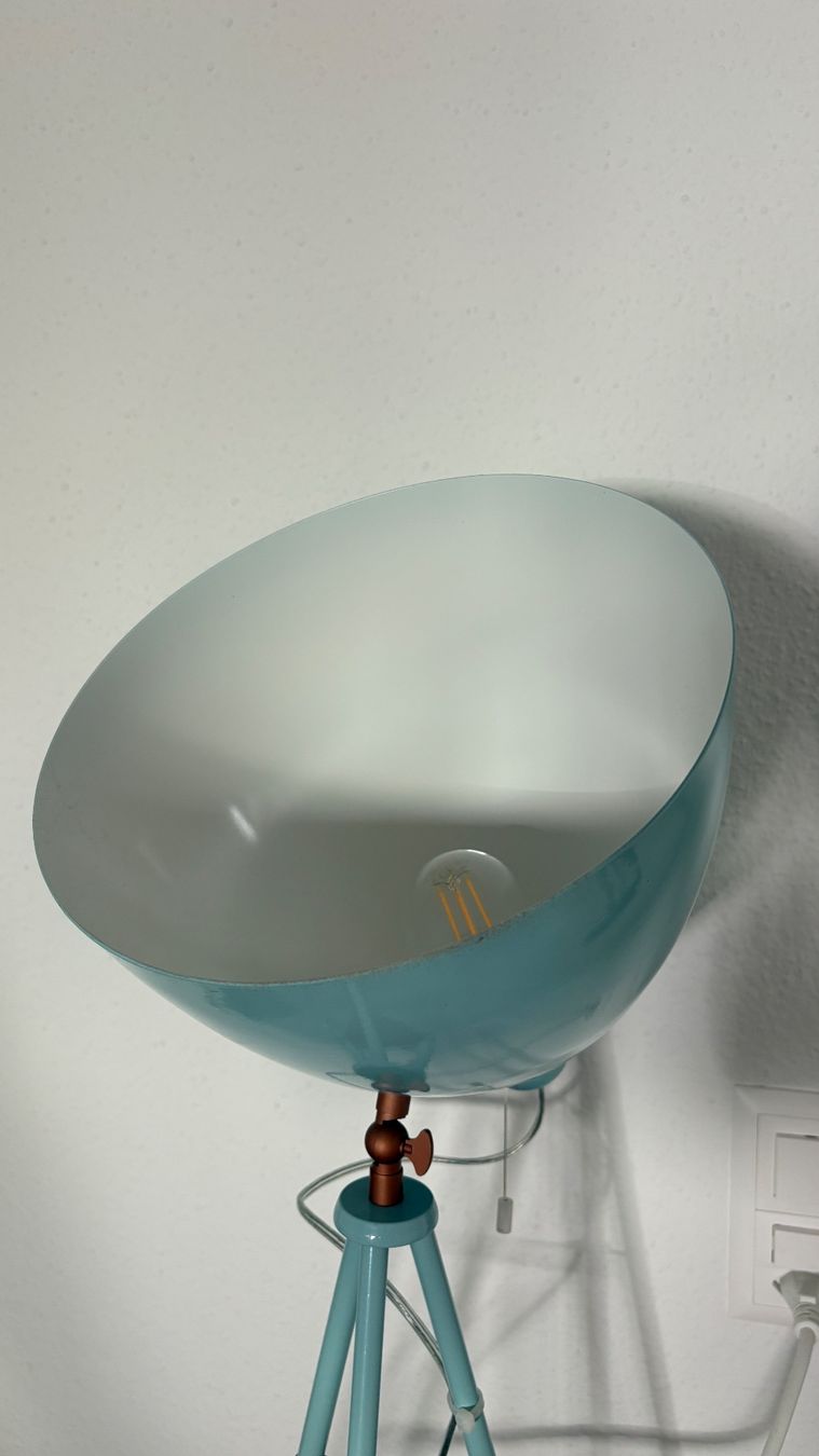 Lampes: Vintage-Stehlampe - Türkis & Messing – D'occasion à Zürich par ale_z9rx 2