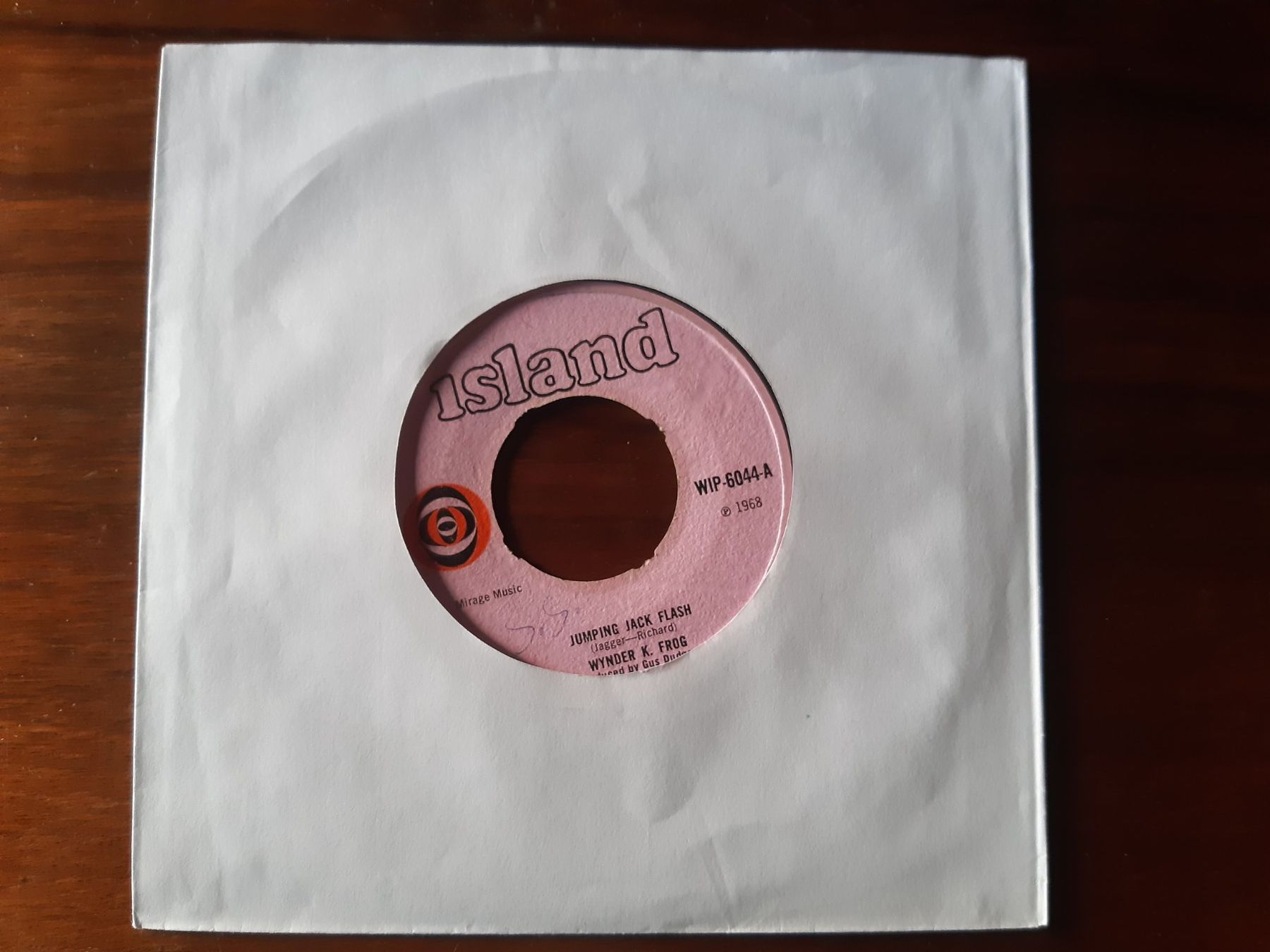 Dischi in vinile: Wynder K. Frog - Jumping Jack Flash (7") – Usato da Verscio venduto da giamma1985