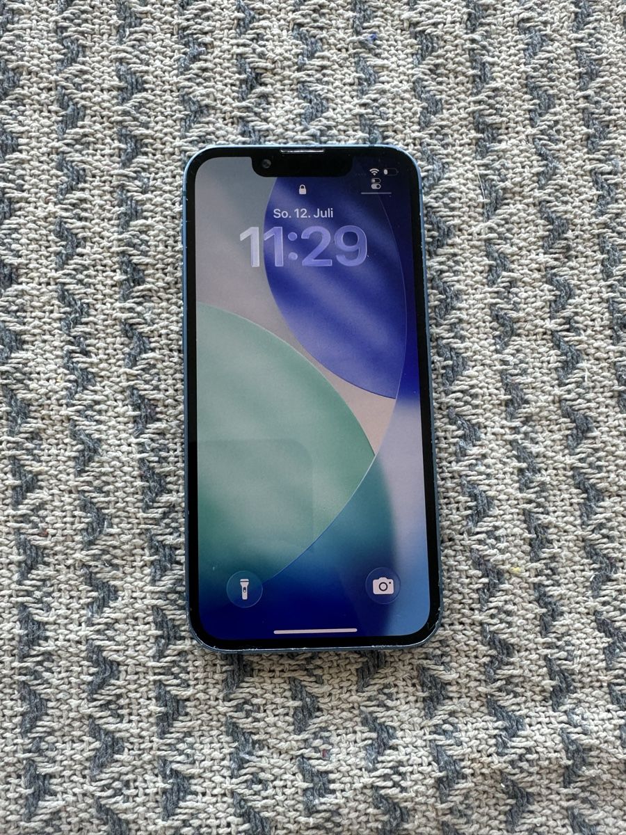 Apple Handys / Smartphones: Apple iPhone 13 Mini Blau 256GB - Defekt – Defekt aus Fahrni b. Thun von familymadech