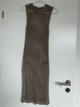 H&M Strandkleid/Strickkleid helles greige