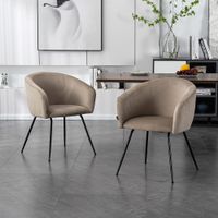 1x Esszimmerstuhl ARDA Samt - Beige