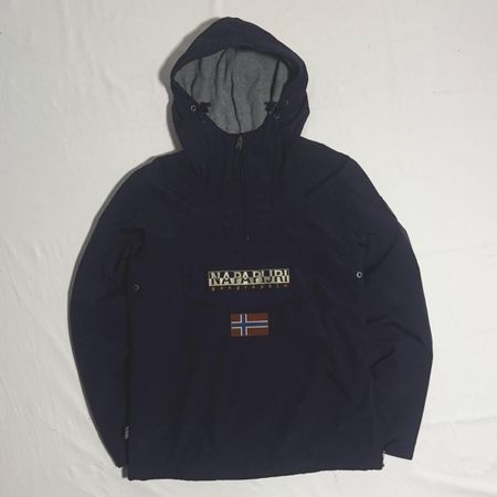 Napapijri navy blue jacket with hood