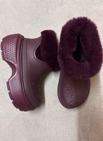 Crocs Classic Platform Lined Y2K Bordeaux –Gr.W7/EU 37–38