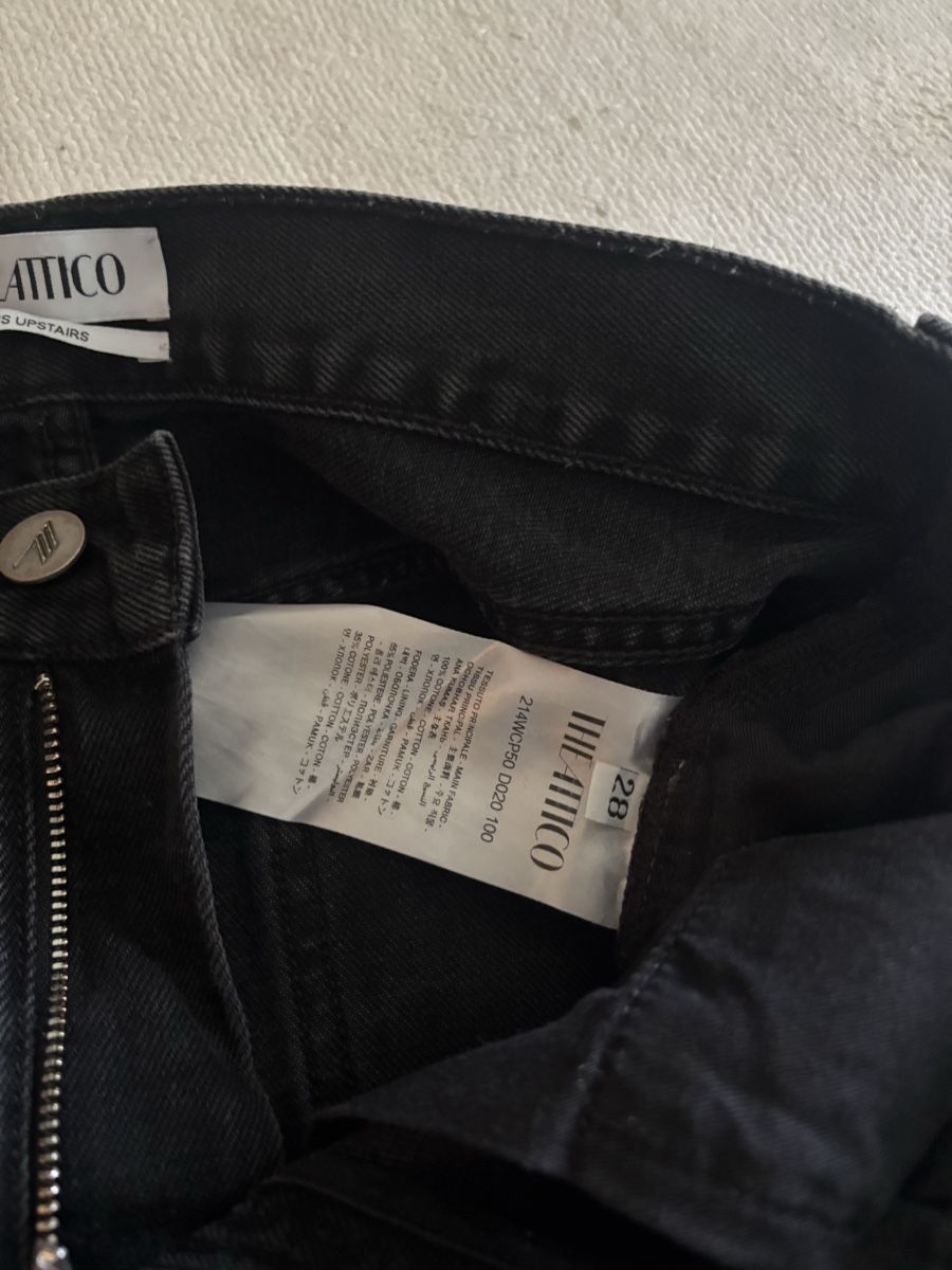 The Attico Jeans: Attico jeans 28 black – Usato da Varen venduto da Brico41 4