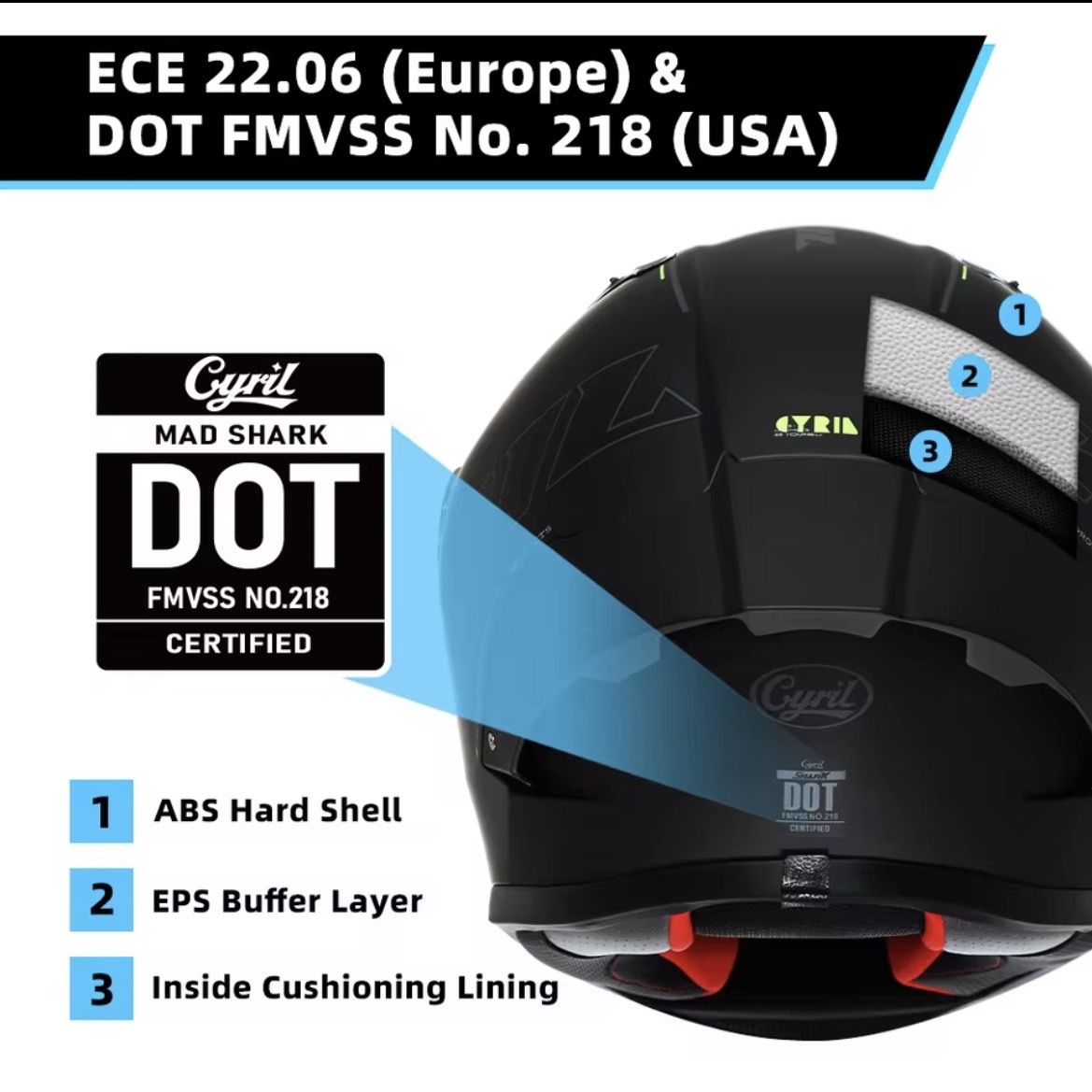 Caschi & visiere: Motorradhelm Neu ECE 22.06 – Nuovo e nell'imballaggio originale da Suhr venduto da chr_db22 3