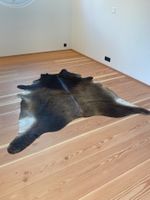 Echtes Kuhfell braun schwarz gemustert gebraucht
