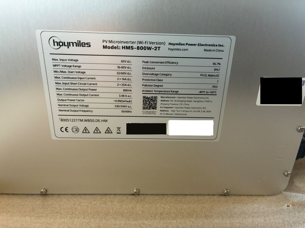 Solargeräte und Solarprodukte: Balkon Solaranlage bis 800VA max – Gebraucht aus Zollbrück von outlet16 5