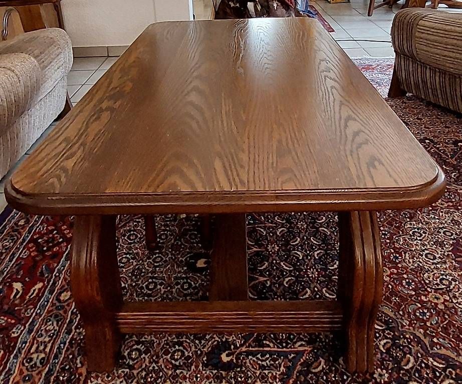Sofas: Polstergarnitur mit Salontisch Eiche massiv – Gebraucht aus Pfäffikon ZH von pch_p6w5 1
