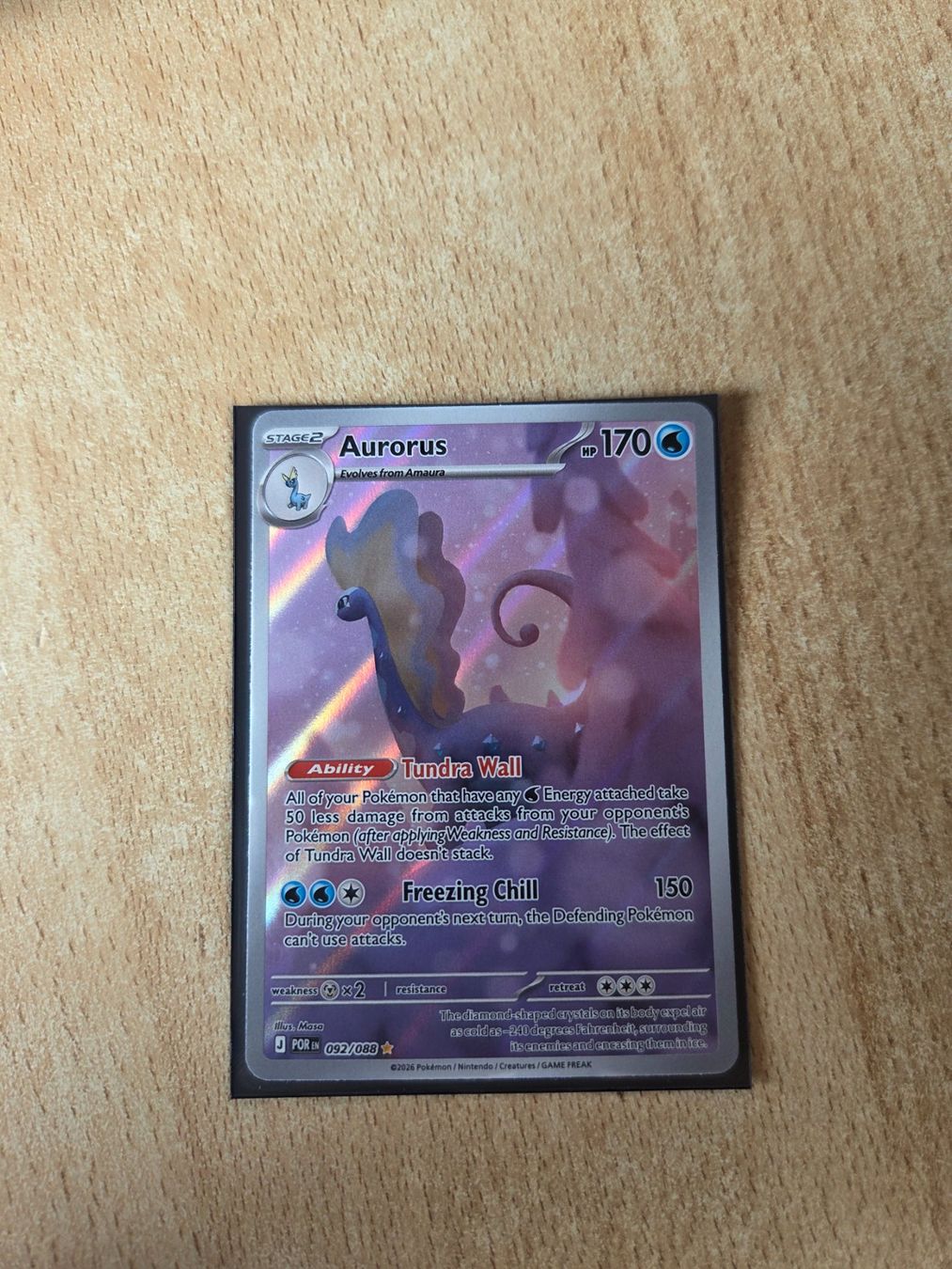 Pokémon Cartes à collectionner: Pokemon Aurorus POR 092/088 – Neuf (Voir description) à Romoos par Raf_65zw
