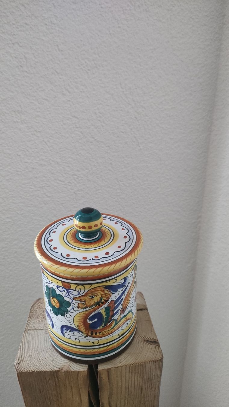 Zuccheriere: Zuckerdose/Deckeldose Deruta – Usato da Oberuzwil venduto da Rainbow64 1
