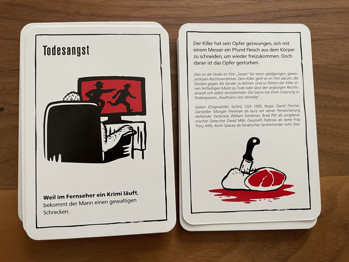 Spiele: Black Stories Kartenspiel – Gebraucht aus Basel von Gundeli-25 3