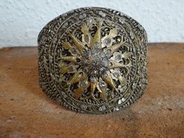Antiker Armreif Russland / Rosenschliff
