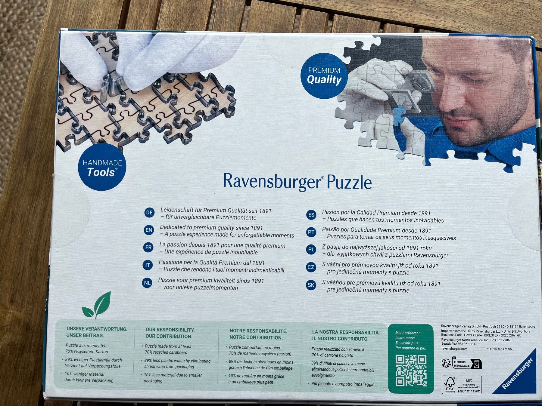 Ravensburger Puzzle: Puzzle 1500 Ravensburger – Usato da Zürich venduto da maral787 1